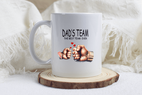Vaderdag mok Dad's Team - 1 t/m 5 kinderen