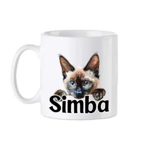 Kattenmok met naam - Siamees