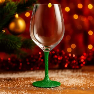 Wijnglas met Glittervoet - 38 cl