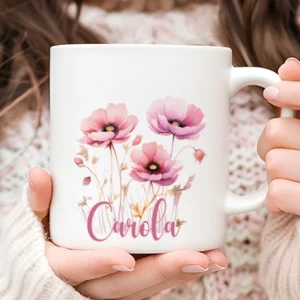 Bloemen Mok met Naam